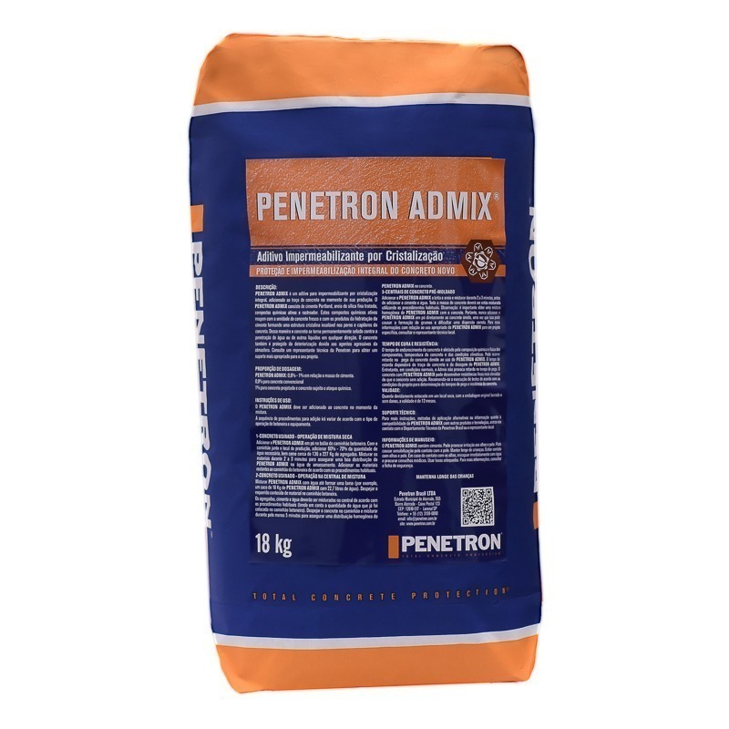 PENETRON ADMIX COM RASTREADOR SACO 18 KG PENETRON ADMIX COM RASTREADOR SACO 18 KG